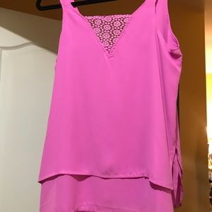 Pink tank top
